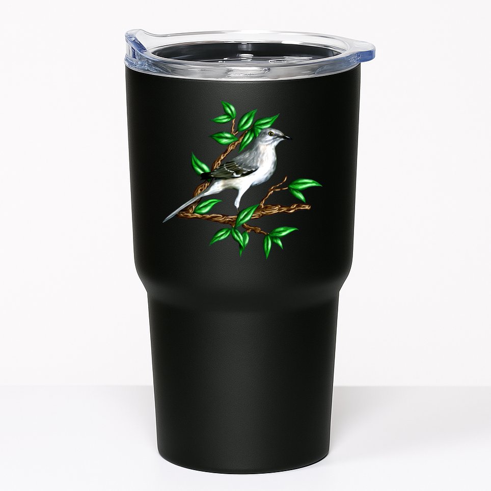 Wildlife - Mockingbird Posing Portrait Tumbler