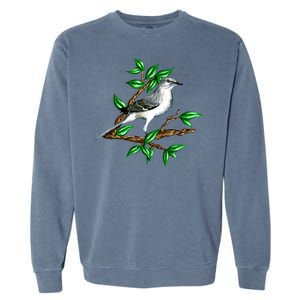 Wildlife - Mockingbird Posing Portrait Garment-Dyed Sweatshirt