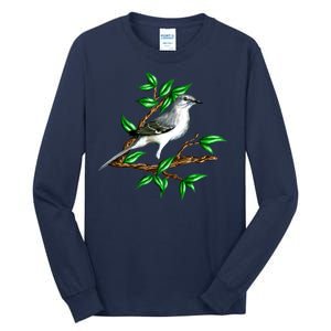 Wildlife - Mockingbird Posing Portrait Tall Long Sleeve T-Shirt