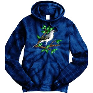 Wildlife - Mockingbird Posing Portrait Tie Dye Hoodie