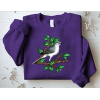 Wildlife - Mockingbird Posing Portrait Sweatshirt