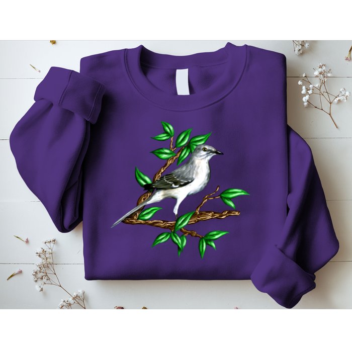Wildlife - Mockingbird Posing Portrait Sweatshirt