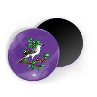 Wildlife - Mockingbird Posing Portrait Magnet