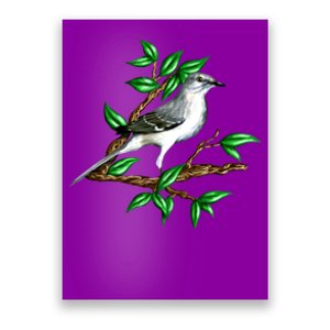 Wildlife - Mockingbird Posing Portrait Poster