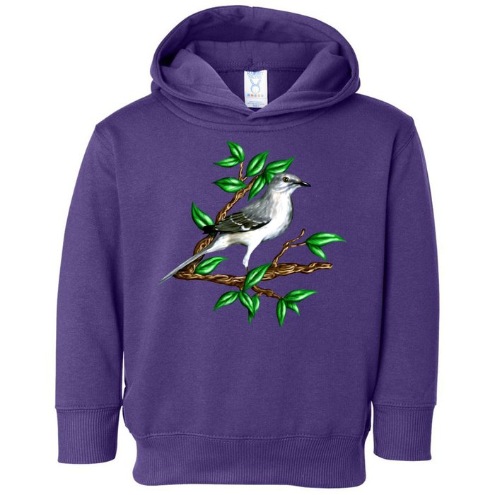 Wildlife - Mockingbird Posing Portrait Toddler Hoodie