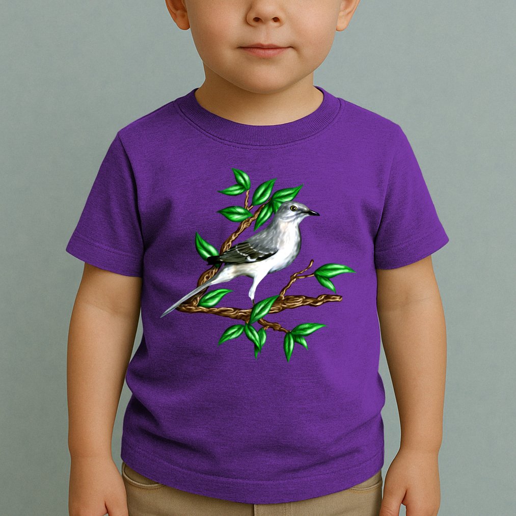 Wildlife - Mockingbird Posing Portrait Toddler T-Shirt