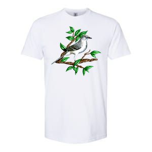 Wildlife - Mockingbird Posing Portrait Softstyle CVC T-Shirt