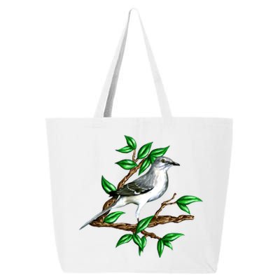 Wildlife - Mockingbird Posing Portrait 25L Jumbo Tote