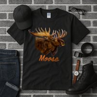 Wildlife - Moose Head Portrait Tall T-Shirt