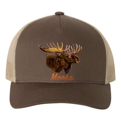 Wildlife - Moose Head Portrait Yupoong Adult 5-Panel Trucker Hat