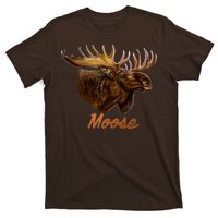 Wildlife - Moose Head Portrait T-Shirt