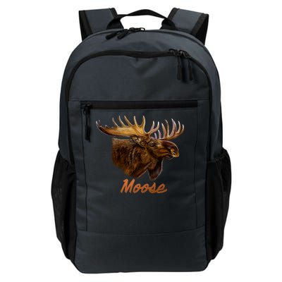 Wildlife - Moose Head Portrait Daily Commute Backpack