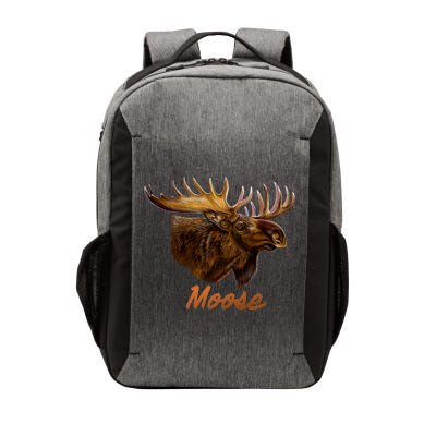 Wildlife - Moose Head Portrait Vector Backpack