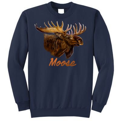 Wildlife - Moose Head Portrait Sweatshirt