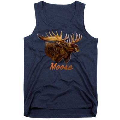 Wildlife - Moose Head Portrait Tank Top