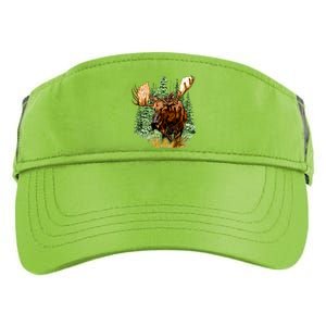 Wildlife - Moose Portrait Adult Drive Performance Visor