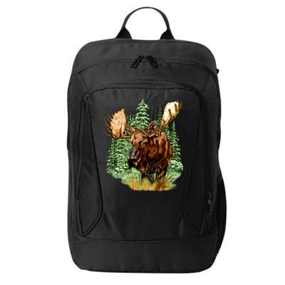 Wildlife - Moose Portrait City Backpack