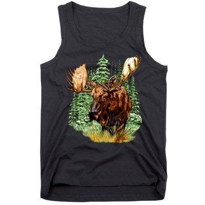 Wildlife - Moose Portrait Tank Top