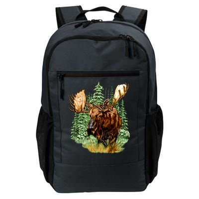 Wildlife - Moose Portrait Daily Commute Backpack