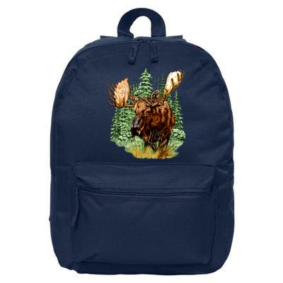 Wildlife - Moose Portrait 16 in Basic Backpack