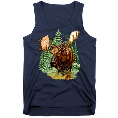 Wildlife - Moose Portrait Tank Top