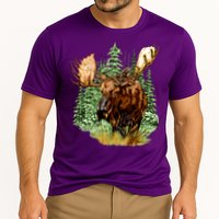 Wildlife - Moose Portrait Cooling Performance Crew T-Shirt