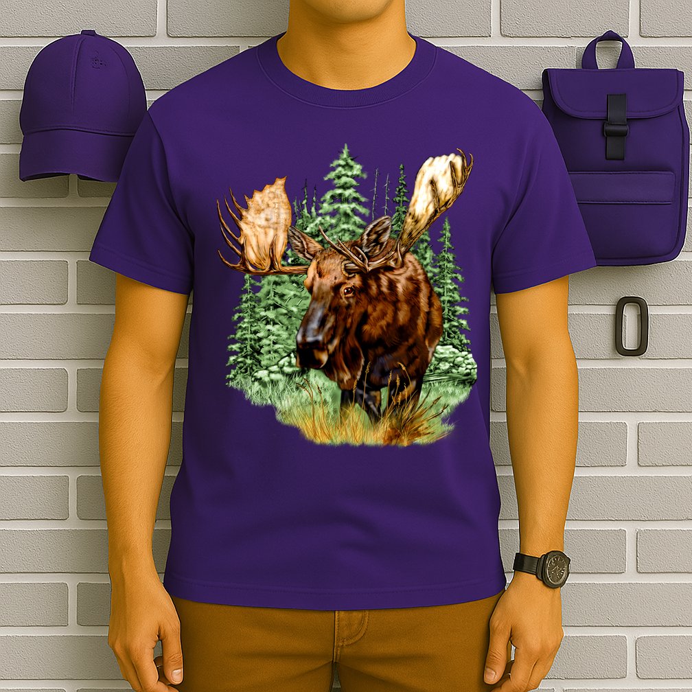 Wildlife - Moose Portrait T-Shirt