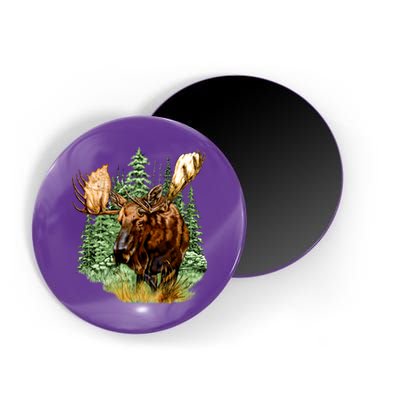 Wildlife - Moose Portrait Magnet