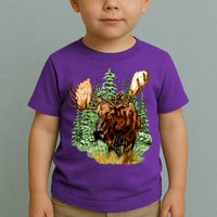 Wildlife - Moose Portrait Toddler T-Shirt