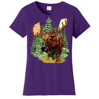 Wildlife - Moose Portrait Women's T-Shirt