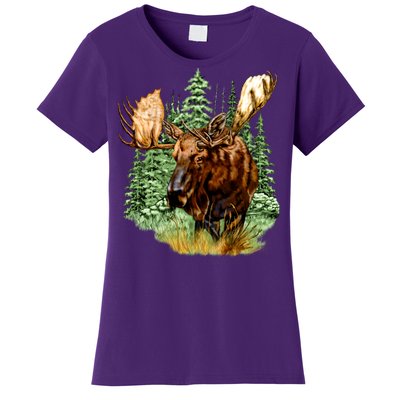 Wildlife - Moose Portrait Women's T-Shirt