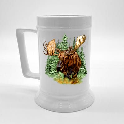 Wildlife - Moose Portrait Beer Stein