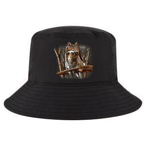 Wildlife - Owl Perched Cool Comfort Performance Bucket Hat