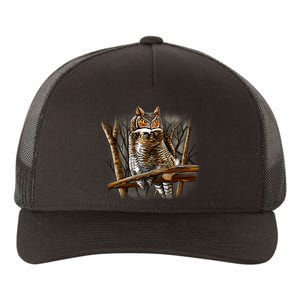 Wildlife - Owl Perched Yupoong Adult 5-Panel Trucker Hat