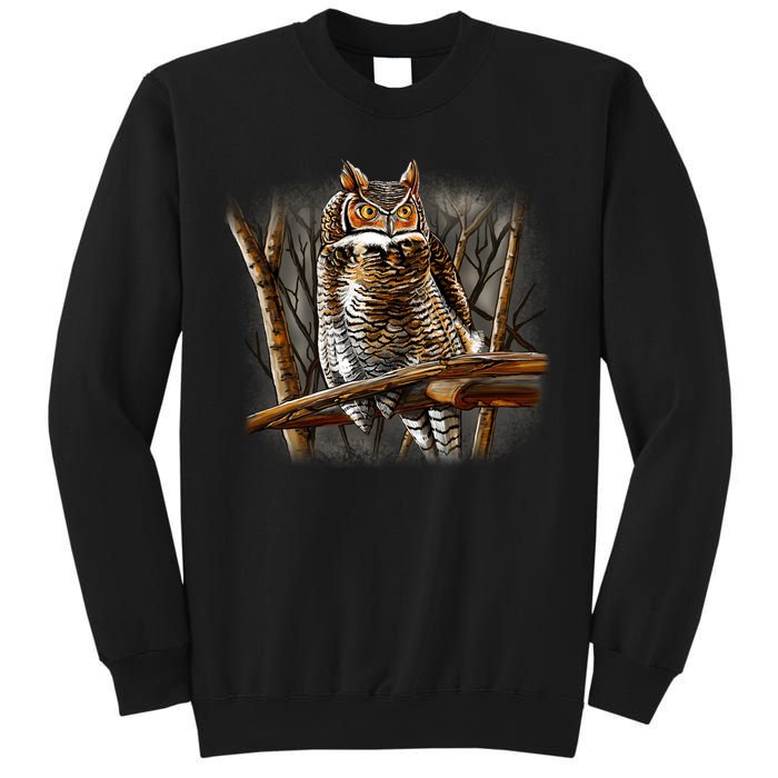 Wildlife - Owl Perched Sweatshirt