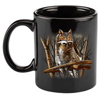 Wildlife - Owl Perched 11oz C Handle Ceramic Mug