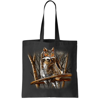 Wildlife - Owl Perched Tote Bag