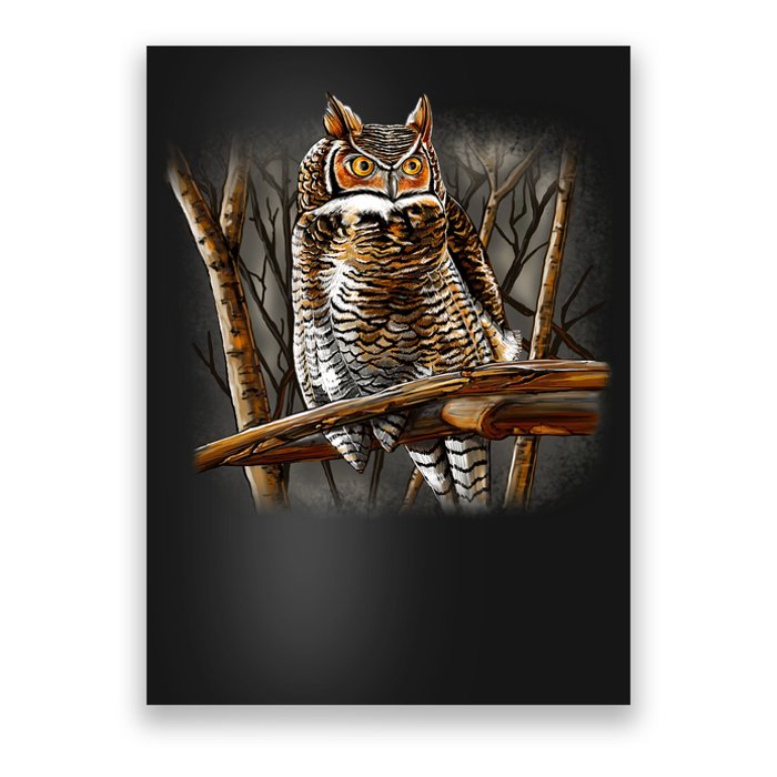 Wildlife - Owl Perched Poster