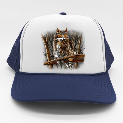 Wildlife - Owl Perched Trucker Hat