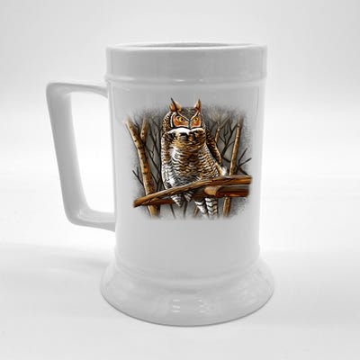 Wildlife - Owl Perched Beer Stein