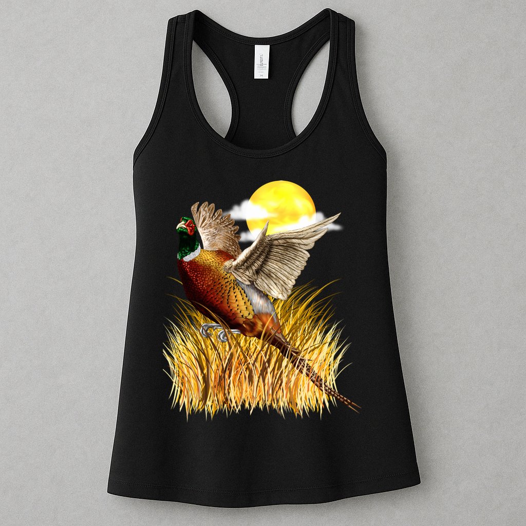 Wildlife - Pheasant Bird Portrait Womens Tank Top