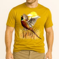 Wildlife - Pheasant Bird Portrait Cooling Performance Crew T-Shirt