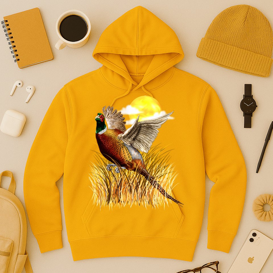 Wildlife - Pheasant Bird Portrait Hoodie