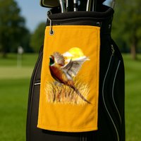 Wildlife - Pheasant Bird Portrait Golf Towel