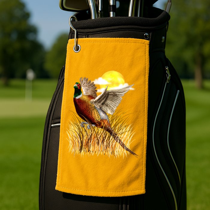 Wildlife - Pheasant Bird Portrait Golf Towel