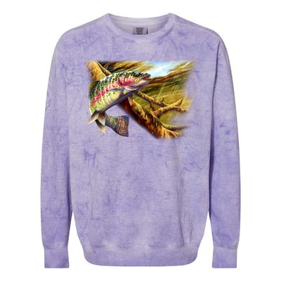 Wildlife - Rainbow Trout Colorblast Crewneck Sweatshirt