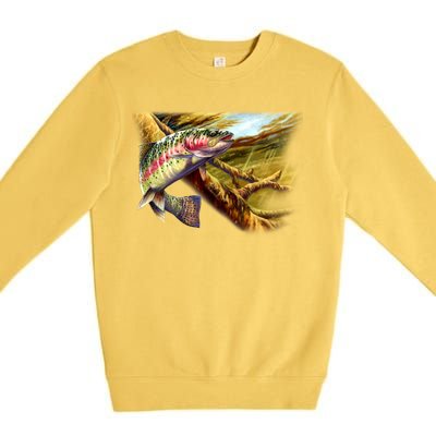 Wildlife - Rainbow Trout Premium Crewneck Sweatshirt