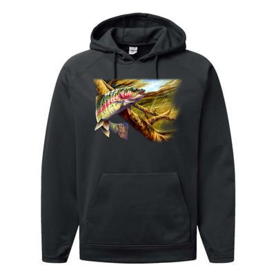 Wildlife - Rainbow Trout Performance Fleece Hoodie