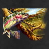Wildlife - Rainbow Trout Adult Drive Performance Visor