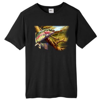 Wildlife - Rainbow Trout Tall Fusion ChromaSoft Performance T-Shirt